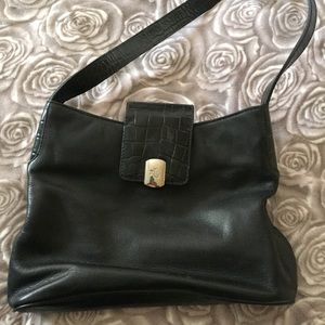 Ralph Loren small black leather purse.